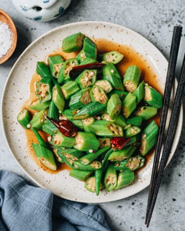 Okra stir fry