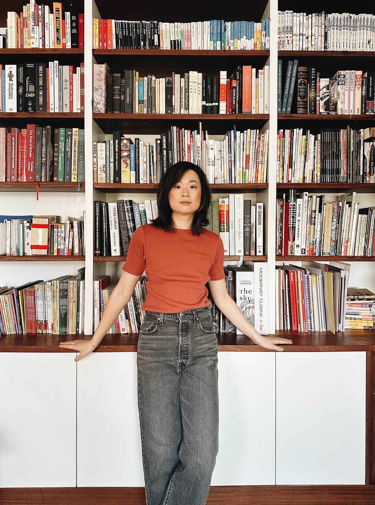 Maggie Zhu in home office
