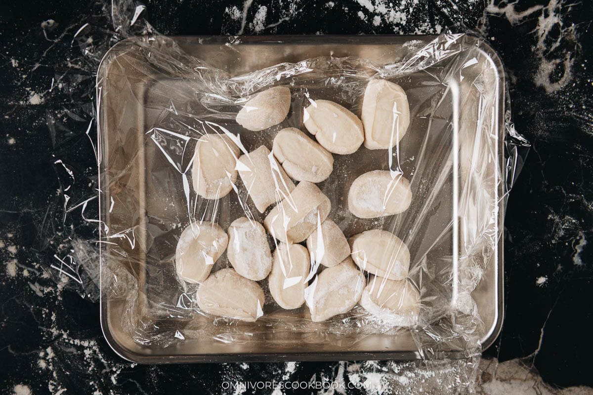Cover the dough when not using