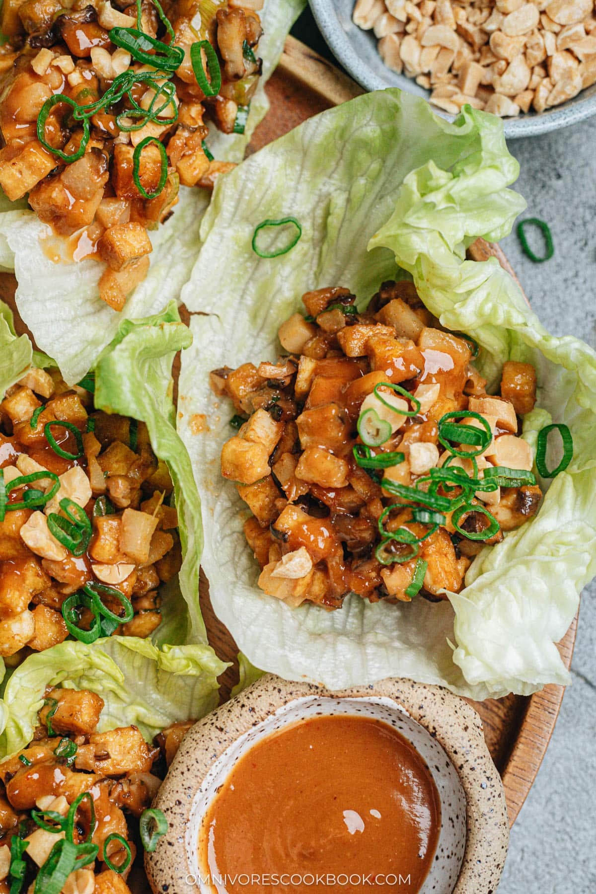Vegan lettuce wrap