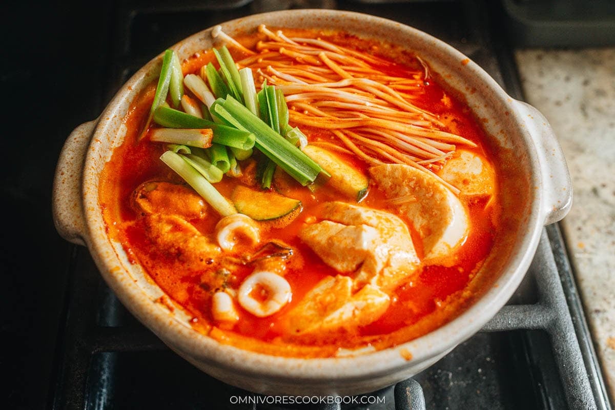 cooking the soup