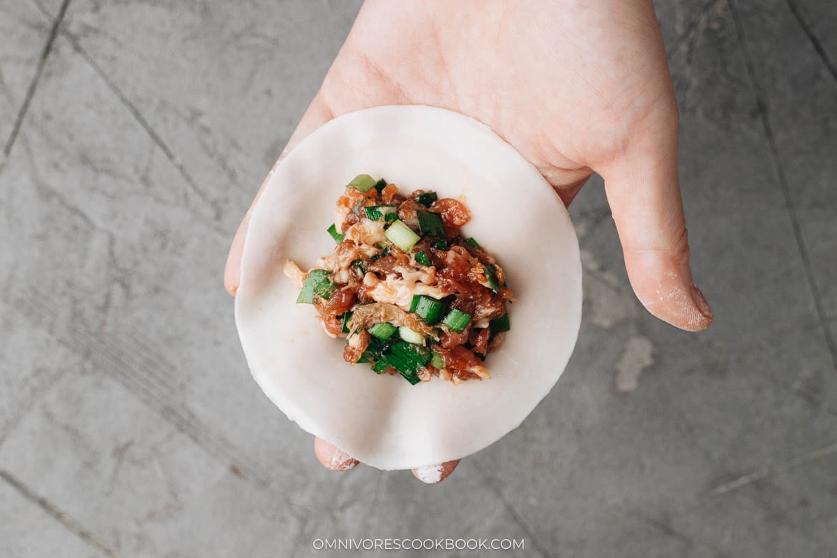 Fill the dumpling