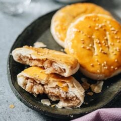 I love homemade wife&rsquo;s cake because the chewy mochi-like filling is nutty and not too sweet, and much more fragrant than store bought types. I will also show you how to make a Chinese pastry dough with a flaky layered crust that is light and crispy.