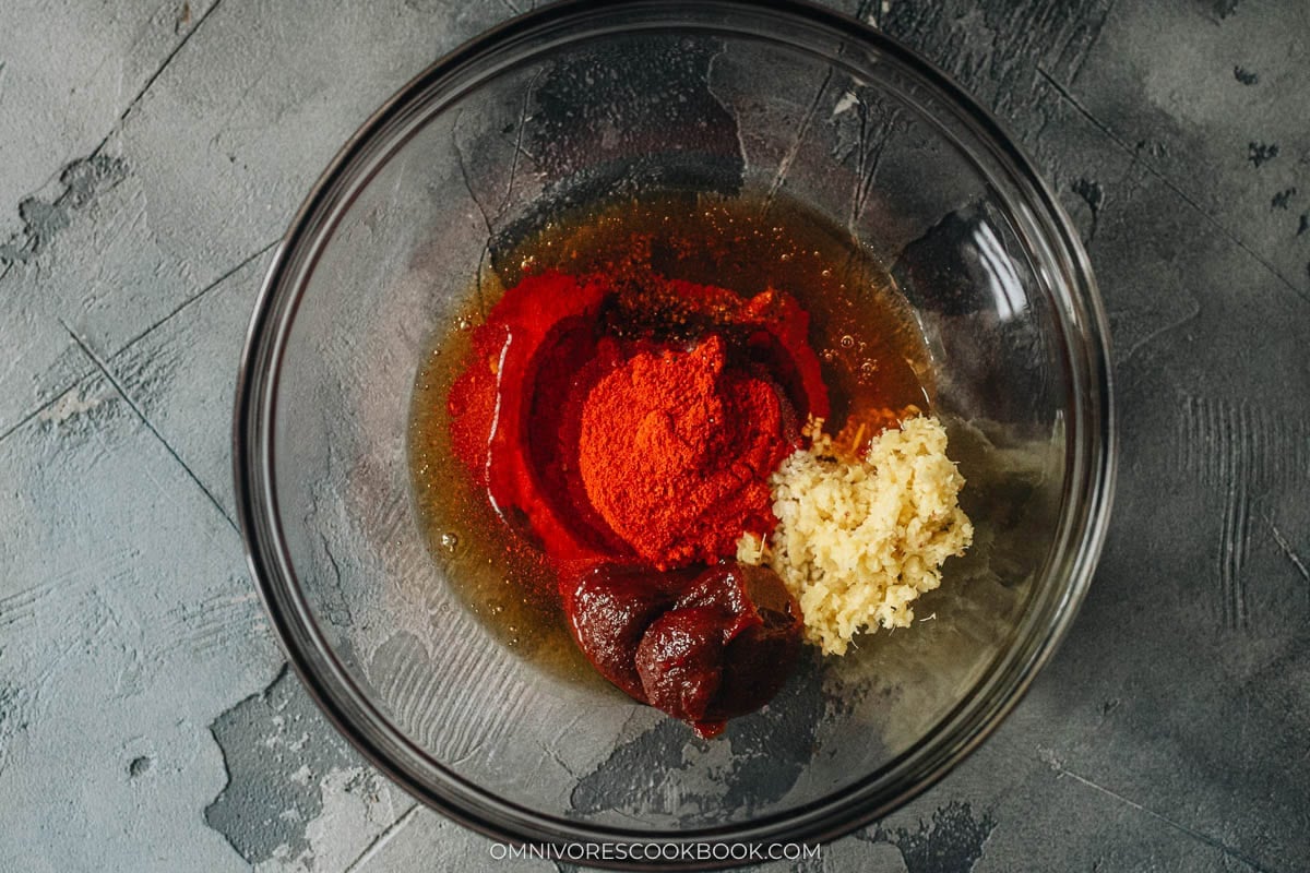 chili sauce in a bowl
