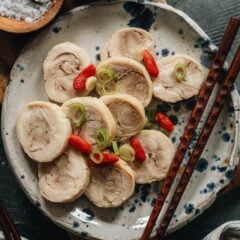 Sliced chicken cold appetizer