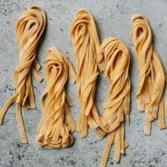 Chinese homemade egg noodles