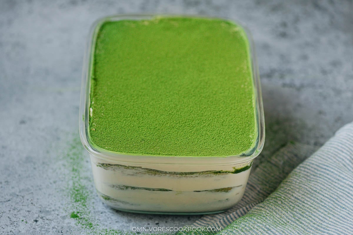 matcha tiramisu refrigerated