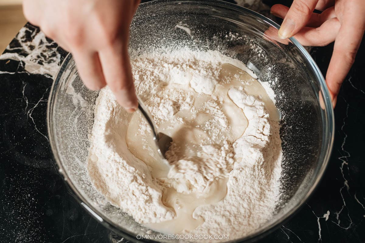 Mix the dough