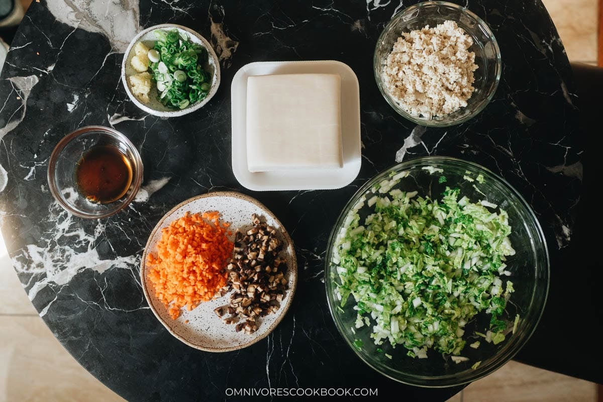 vegan wonton soup ingredients
