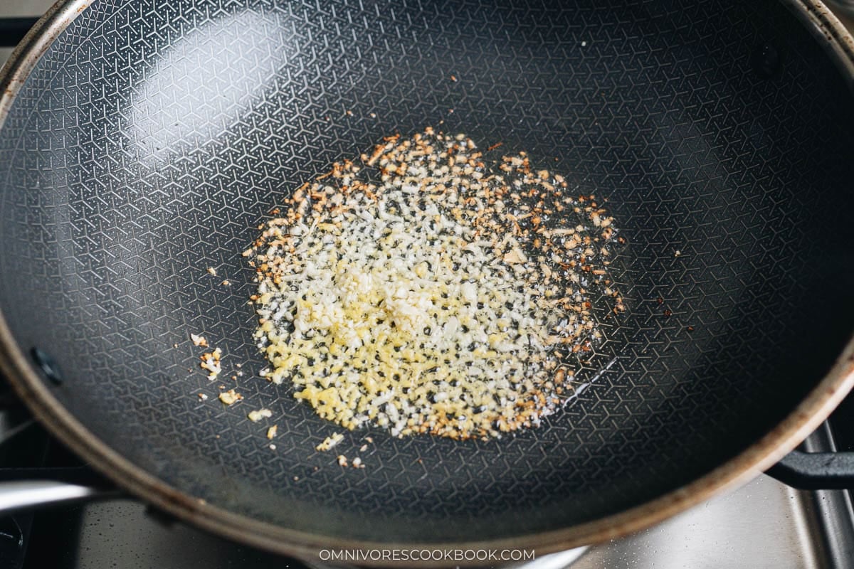 cooking the aromatics